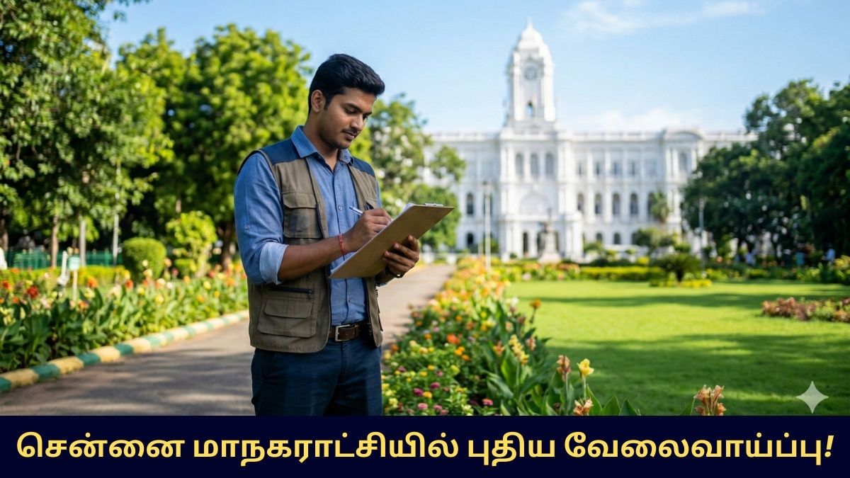 Chennai Corporation Park Overseer Job 2026